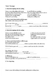 English Worksheet: Holes - Passenger