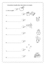 English Worksheet: Demonstrative pronouns 2