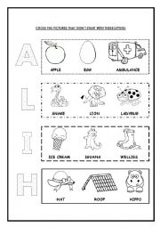 English Worksheet: Vocabulary activity