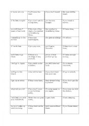 Conditionals type 0 and 1 dominoes puzzle