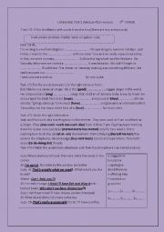 English Worksheet: GRAMMAR REVISION