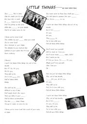 English Worksheet: The song 