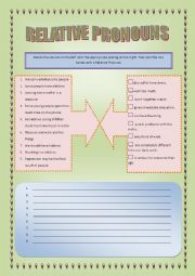 English Worksheet: Relative Pronouns