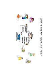 English Worksheet: illnesses