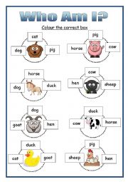 English Worksheet: Farm Animals