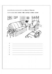 English Worksheet: Furniture