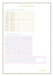 English Worksheet: Cardinal numbers