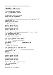 English Worksheet: 3Rs