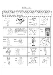 English Worksheet: Personality adjectives