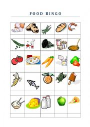 Food Bingo