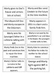 English Worksheet: Back to the future 1 -  Roleplay situations