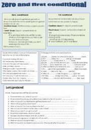 zero and first conditional