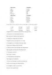 English Worksheet: Gender