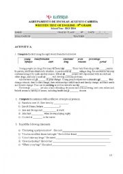 English Worksheet: teens and addictions