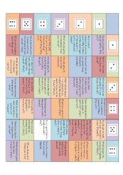 English Worksheet: game with education