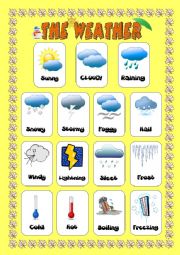 English Worksheet: Weather