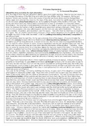 English Worksheet: FAIRY TALE 