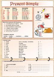 English Worksheet: Present simple