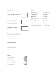 English Worksheet: Exercises