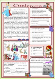 English Worksheet: CINDERELLA 