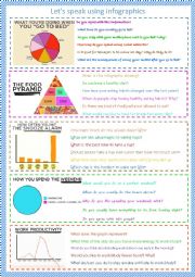 English Worksheet: Speaking with infographics