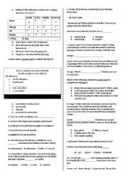 English Worksheet: TEOG Practice Test (Revised 45 multiple choice questions)