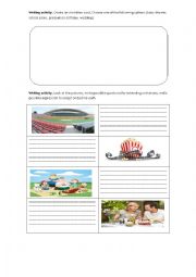 English Worksheet: Invitations: Writing activities