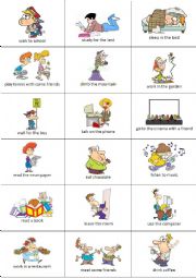 English Worksheet: PRESENT CONTINUOUS    SPEAKING EXERCISES   PART 2 / 2