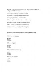 English Worksheet: Simple Present