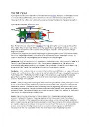 English Worksheet: Jet Engine