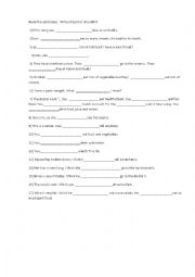 English Worksheet: should/shouldnt