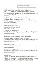 English Worksheet: HEY BROTHER