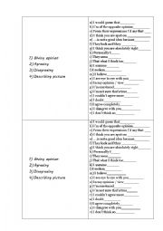 English Worksheet: Functional language