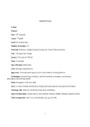 English Worksheet: tomorrows world