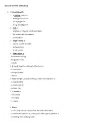 English Worksheet: Black books season 1 episode 2