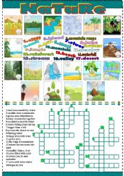 English Worksheet: nature