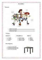 English Worksheet: Toy Story 2