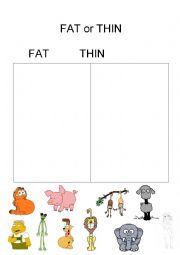 Tall short fat thin. Fat Slim Worksheet. Thin fat long short. Fat thin Worksheets for Kids. Small thin fat для детей.
