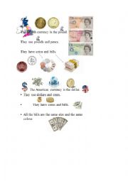 English Worksheet: money