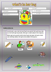 English Worksheet: things in the classroom