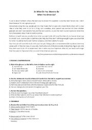 English Worksheet: Teste profissional modulo 1