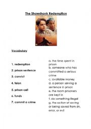 English Worksheet: The Shawshank Redemption