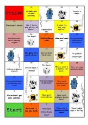 English Worksheet: Snakes and ladders count and mass 