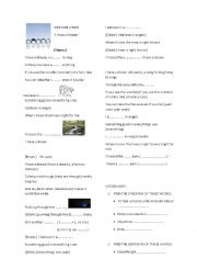 English Worksheet:  I have a dream ,  by Westlife 