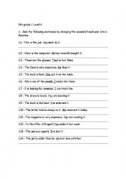 English Worksheet: Defining relative clauses