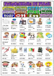 English Worksheet: Prepositions of place