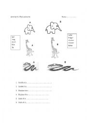 English Worksheet: Comparatives