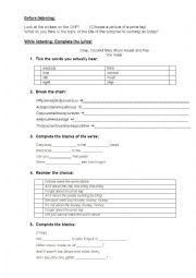 English Worksheet: Listening Song: Price Tag