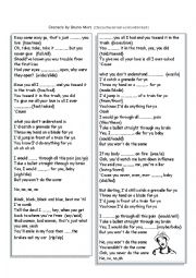 English Worksheet: Grenade song by Bruno Mars