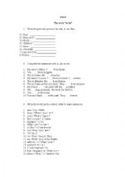 English Worksheet: 